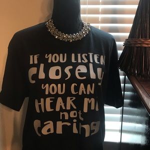 If you listen closely you can hear me not caring